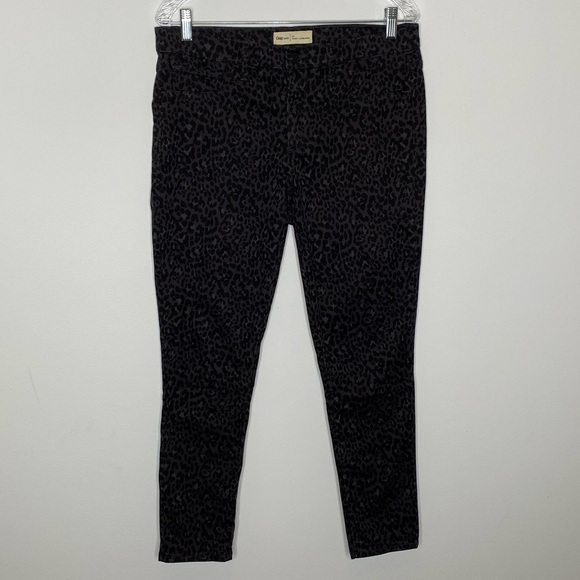 Gap Grey Leopard Easy Legging Jeans - Picture 1 of 9